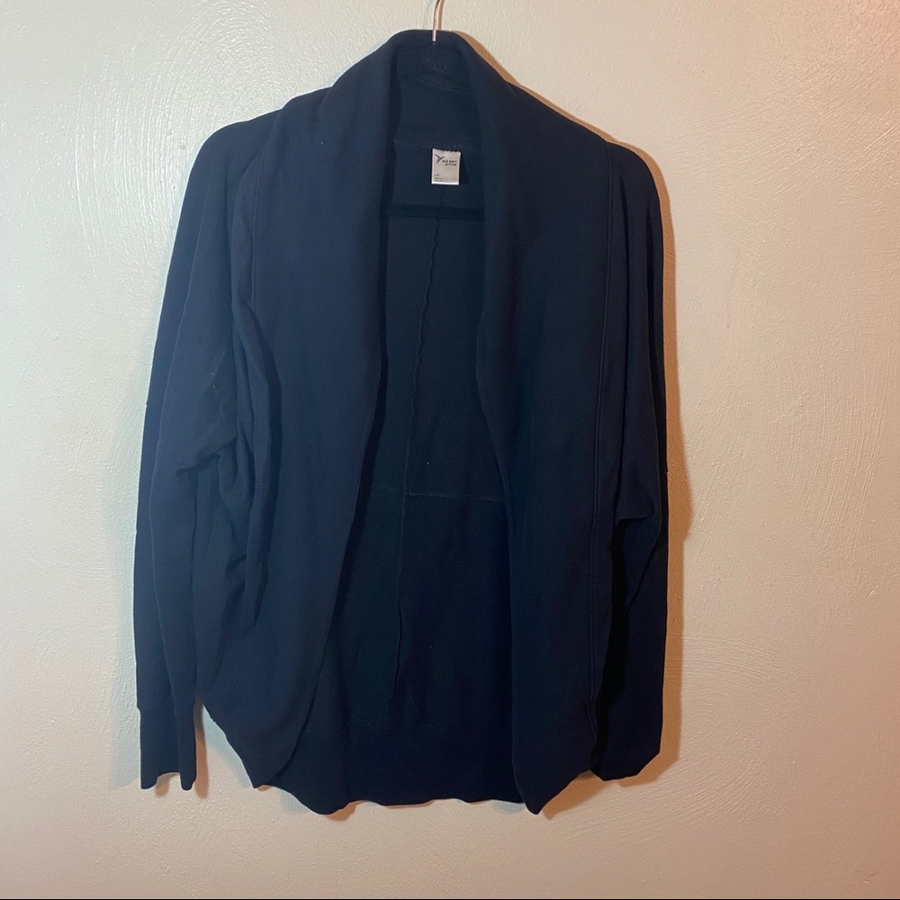 Old Navy Active Open Front Cardigan Black L